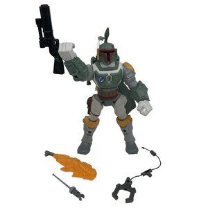 Hasbro 2015 Star Wars Mandalorian Boba Fett Action Figure 6" With Accessories